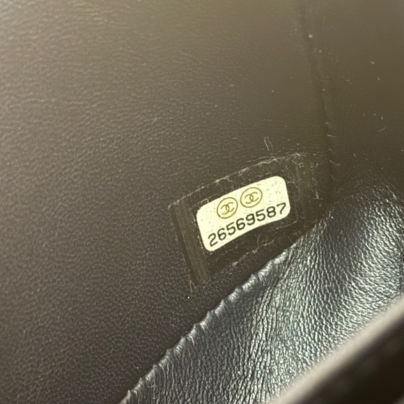 Chanel navy/gold lizard skin purse - Picture 11 of 11